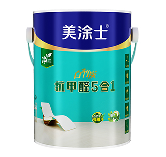 白竹炭抗甲醛 5 合 1 墻面漆
