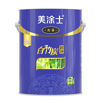 純臻白竹炭瓷凈健康墻面漆