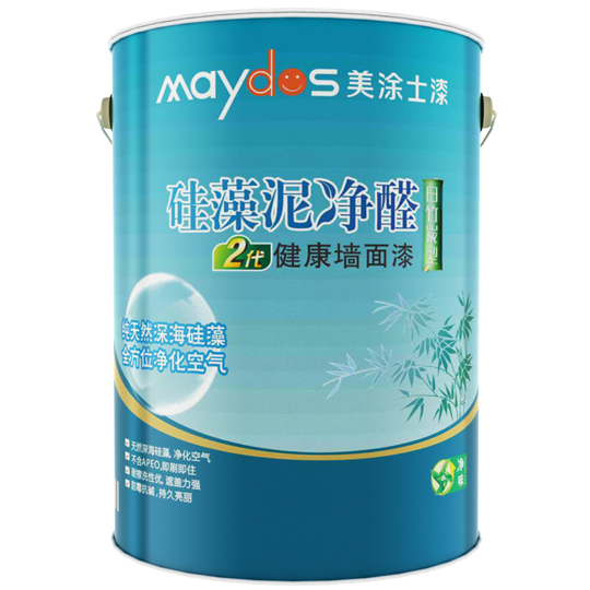 硅藻泥凈醛2代健康墻面漆（白竹炭型）